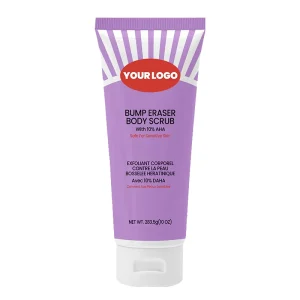 10% AHA Glycolic Lactic Acid Body Scrub with Pumice Beads