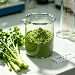 100% Natural Wild Celery Leaf Extract Powder Pure Plant Extract Support Immune Body Care OEM Available