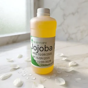 100% Pure Natural Golden Cold Pressed Jojoba Oil Carrier Oil for Hair Skin & Body Care