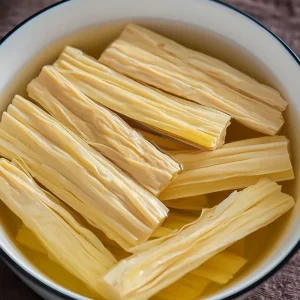 1kg Bulk Fuzhu Bean Curd Stick Dried Tofu Skin for Food Service Industry and Export Distribution