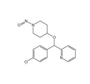 2 ((4 Chlorophenyl)((1 nitrosopiperidin 4 yl)oxy)methyl)pyridine Reference Standard for Nitrosamine Impurities High Quality