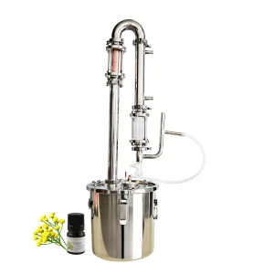 20L Direct Fire 304 Built-in Pure Mesh Pure Sol Extractor Home Still Essential Oil Extractor Rose Lavender