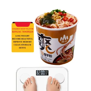 279g Fat reducing Meal Replacement Golden Soup Konjac Vermicelli zero Fat zero Calorie Sugar free Konjac Instant Noodles