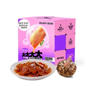 420g Hot Pot Vegann Konjac Tripe Healthy Weight Loss Low Calorie Konjac Food Slightly Spicy Instant Konjac