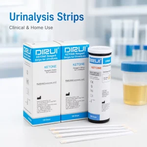 5-Parameter Urine Test Strips for Urine Health Screening and Basic Urinalysis OEM ODM