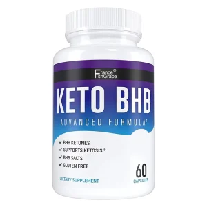 60-Count Keto BHB Capsules Dietary Supplement Gluten-Free