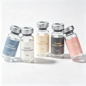 88. 3ml 10ml Custom Synthetic Peptide Vial Stickers Freezer Grade Waterproof Bottle Labels Research Only Decals