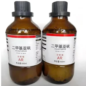 99% Purity Dimethyl Sulfoxide (DMSO) White Needle-Shaped Crystals Solvent Organic Intermediates