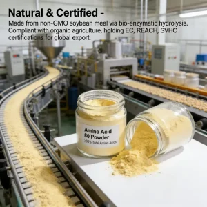 99% Purity Organic Nitrogen Source Fully Water Soluble Plant-Based Amino Acid Powder Fertilizer Humic Acid Compost Type All