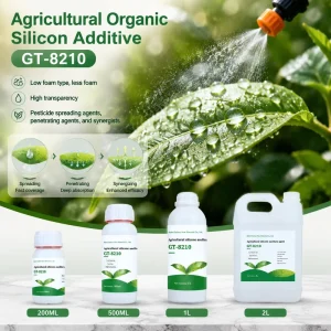 Agricultural Organic Silicon Additive Low Foam Type High Transparency Silicone Surfactant Spreading Agent Penetrating Agent