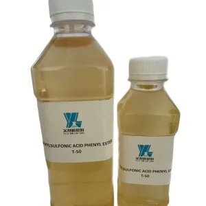 Alkylsulfonic Acid Phenyl Ester (T-50) Eco-Friendly Plasticizer 99.75% Purity Light Yellow Liquid