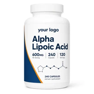 Alpha Lipoic Acid Capsules ALA Antioxidant for Nerve Health Sugar Support and Cellular Energy