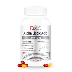 Alpha Lipoic Acid Supplement 120 Capsules Organic Plant Extracts