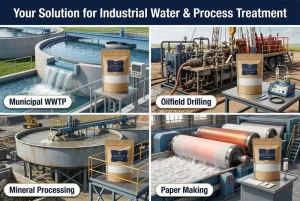Anionic Polyacrylamide APAM White Powder Stone Processing Wastewater Clarifier