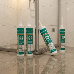 Anti-fungal Acetic Silicone Sealant Mildew Resistant Acid Cure Adhesive Glue for Bathroom Kitchen Glass and Ceramic Tiles