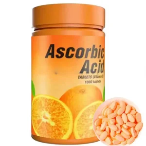 Ascorbic Acid Vitamin C Food Grade Skin Whitening Supplement 1000mg Tablets