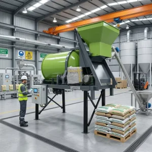 BB Fertilizer Production Line Mixer Machine for Organic and Compound Fertilizer