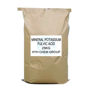 Biochemical Fulvic Acid 90% Powder Organic Fertilizer Fulvic Acid in Agrochemical CAS 479 66 3