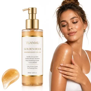 Body Gel Oil with Vanilla, Cocoa, Shimmering Ultra-Hydrating Lipids & Pure Cocoa Butter