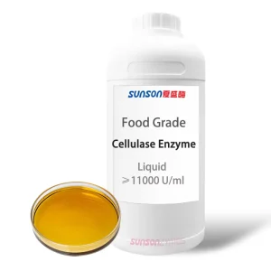 Broad Spectrum Liquid Cellulase Enzyme from Trichoderma reesei for Hydrolyzing Cellulose in Food, Brewing, Feed, and Textile Applications