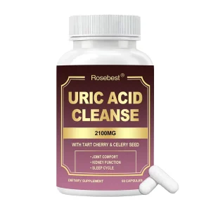 Bulk Herbal Uric Acid Balance Capsule Dietary Supplements for Kidney Cleanse with Celery Seed and Tart Cherry