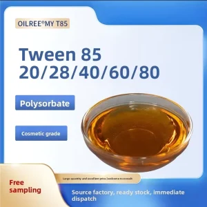 CAS 9005-70-3 Tween 85 Polysorbate Silica Gel Cosmetic Grade Adsorbent Manufacturer T20 Face Cream T80 Lotion T60 Cleanser
