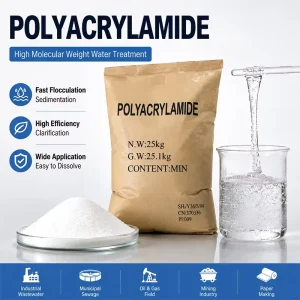 Cationic Polyacrylamide CPAM White Powder For Leather And Tannery Wastewater Treatment