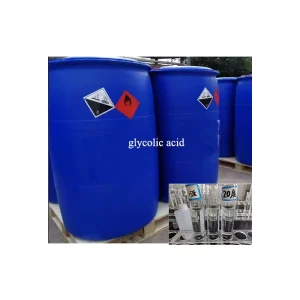 China Factory Organic Alpha-Hydroxyacetic Acid 70% Solution Liquid Raw Material for Skin Care Cosmetics Glycolic Acid
