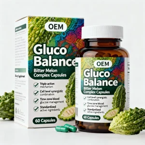 Chromium Zinc Herbal Glucose Regulation Complex Capsules with Cinnamon Gymnema Alpha Lipoic Acid for Sugar Management Support