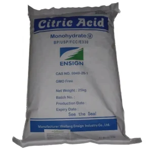 Citric Acid 25Kg 99.5% Anhydrous 3-100 Mesh Organic Food Grade E330 Monohydrate