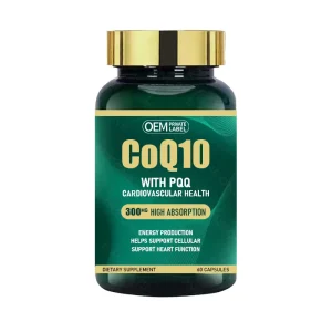 CoQ10 Capsules With PQQ For Heart Health Fatigue Fertility Health Coenzyme Q10