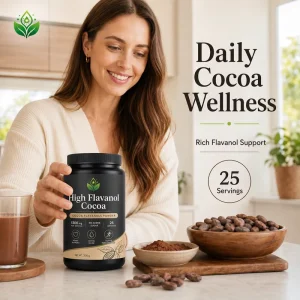 Cocoa Powder with High Flavanol Content for Heart Health & Nitric Oxide Support 200g 25 Servings OEM ODM Available for Adults