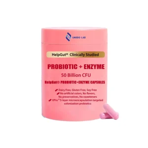 Compound Digestive Enzymes and Probiotic Capsules for Nutrient Absorption and Intestinal Health