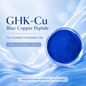 Cosmetic Grade Tripeptide 1 Copper (GHK Cu) High Purity Powder CAS 49557 75 7 Cosmetic Raw Material for Skin Care 1g 10g 100g