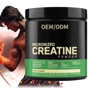 Creatine Monohydrate Powder Muscle Growth Support Strength Power Support Exercise Endurance Support Energy Boost Support OEM ODM