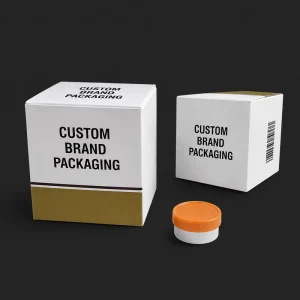 Custom logo Brand Printing Paper Vial Package Label 1ml Paper Boxes Packaging and Labels