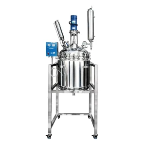 Customizable 1L to 20000L Jacketed Stainless Steel Chemical Reactor Tank with Agitator for Lab Pilot Industrial Reaction Mixing