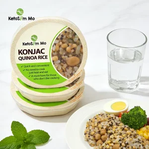 Customization Healthy Diet Sugar Free Shirataki Quinoa Instant Konjac Rice Cereal Meal Replacement Yummy Flavor