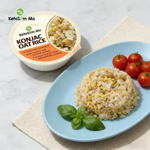 Customization Yummy Flavor Weight Management Shirataki Instant Cereal Rice Meal Replacement Konjac Bowl Oat Rice
