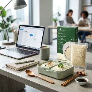 Customized High Quality Gluten Free Shirataki Rice Home Office Keto Diet China Dry Konjac Rice Pure Flavor Free Sample