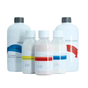 Denture Base Material Self-Curing Heat-Curing Powder Liquid Dental Lab Polymer Monomer for Acrylic Teeth