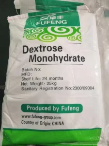 Dextrose Monohydrate Food Additive Sweetener Food Grade Sweetener Powder 99% Purity Dextrose Monohydrate 5996 10 1