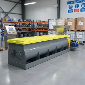 Double Shaft Horizontal Mixer Machine for Organic Fertilizer Production Line Powder Mixing Equipment