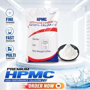 Factory Supply Construction Grade HPMC Hydroxypropyl Methyl Cellulose Powder High Water Retention Wall Putty Tile Adhesive