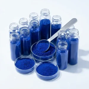 Factory Supply Cosmetic Raw Material GHK Cu Blue Powder 99% Purity CAS 49557 75 7 GHK Cu Copper Peptide
