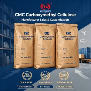 Factory Supply Food Grade CMC Powder Sodium Carboxymethyl Cellulose 25kg Packaging With Price