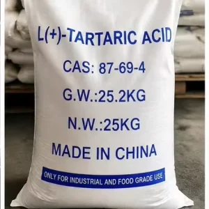 Factory Supply L(+) Tartaric Acid CAS 87-69-4 99% Food Grade Tartaric Acid Powder Natural Organic Acid