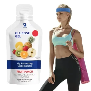 Fast Acting Glucose Gel Punch Flavor 32ml Pouch Emergency Use