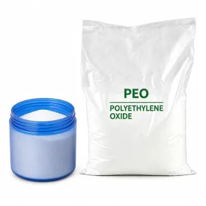 Fine White Free Flowing Polyethylene Oxide PEO Powder Mortar Additive