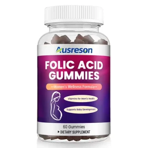 Folic Acid Gummy Adult Immune Support Supplement Organic Women Vitamin B9 Folic Acid Gummies
